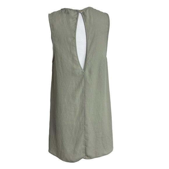 Show Me Your Mumu Womens Tank Size Small Keyhole Back Taupe Gray Sleeveless - Picture 2 of 5